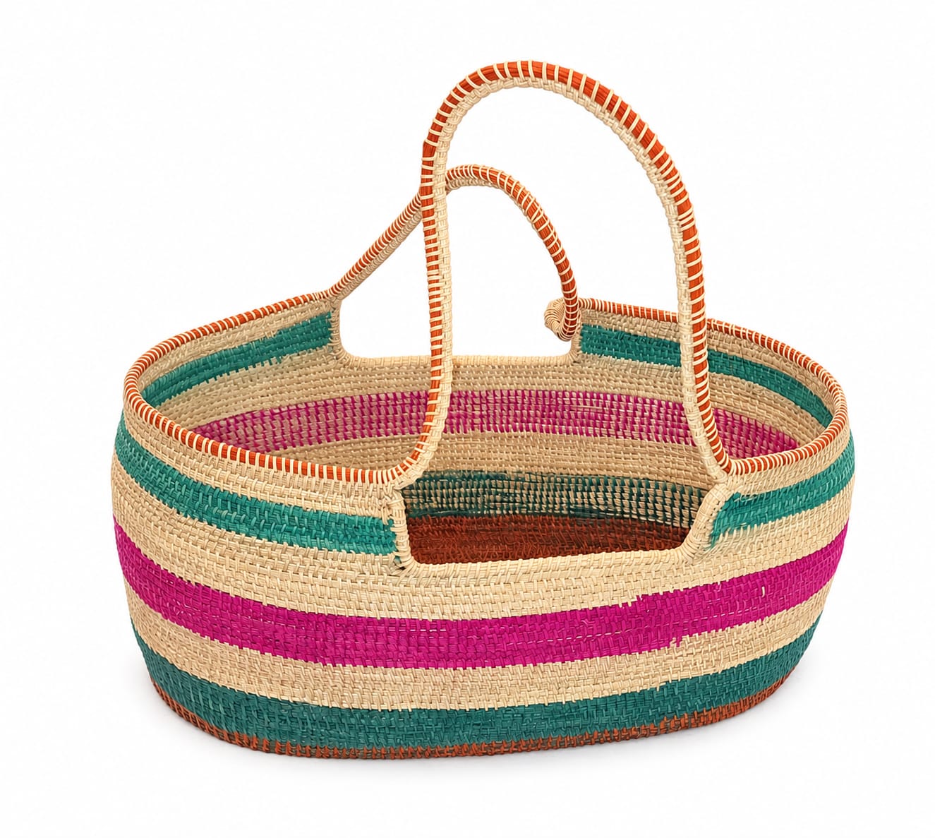 Handwoven Natural Basket — Kusaya Artisan Collection
